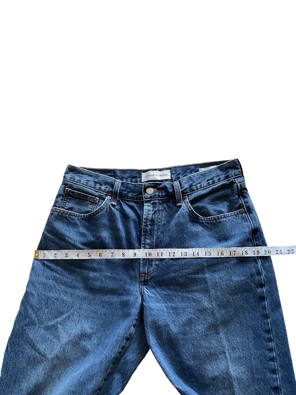 Denim Forum The '90s Marlo Hi-Rise Baggy Jean, size 29 - Picture 14 of 16